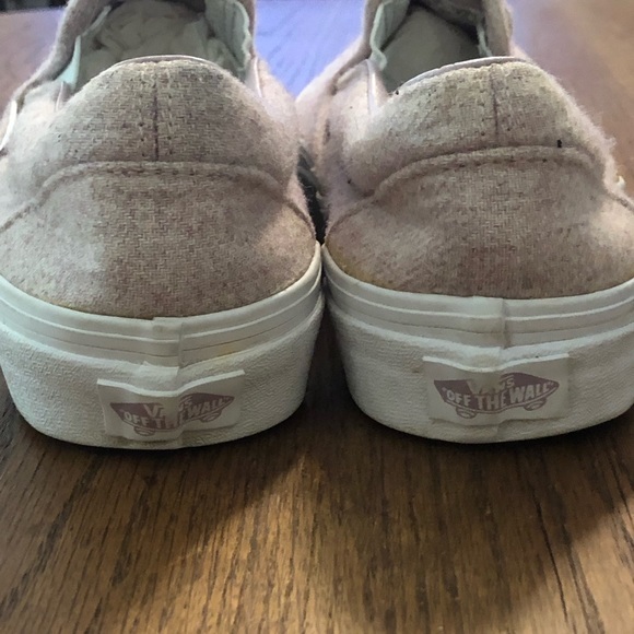 VANS Womens Slip On Dusty Rose Pink Skate Shoes Size 7 GUC - Picture 4 of 9